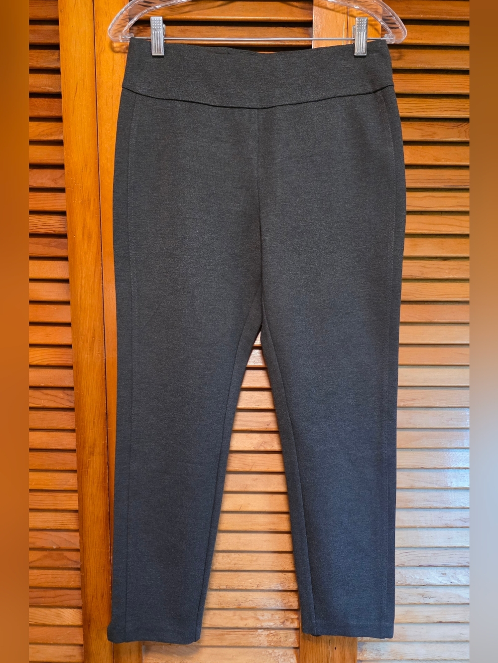 Express Ponte Pants Women's Size M Charcoal Heather